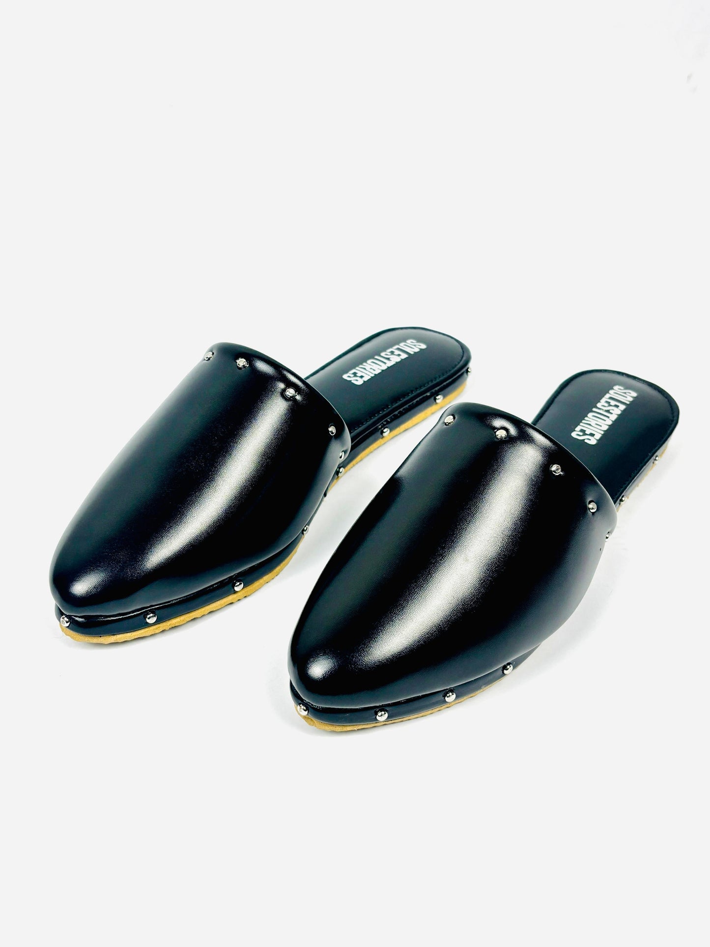 Noir Chic Mules