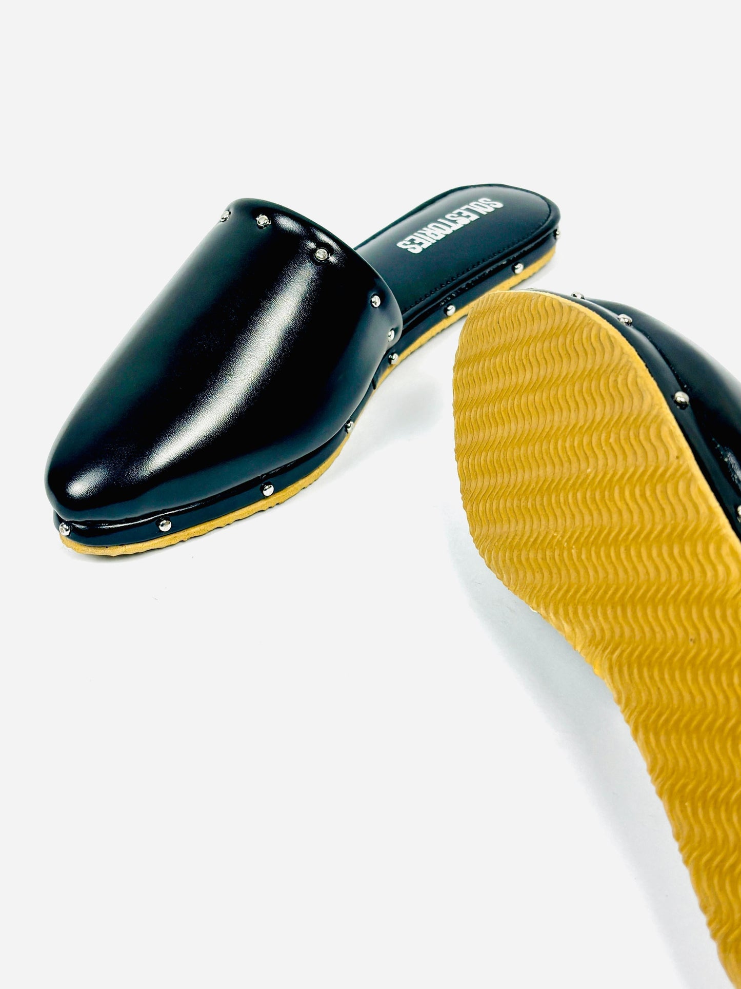 Noir Chic Mules