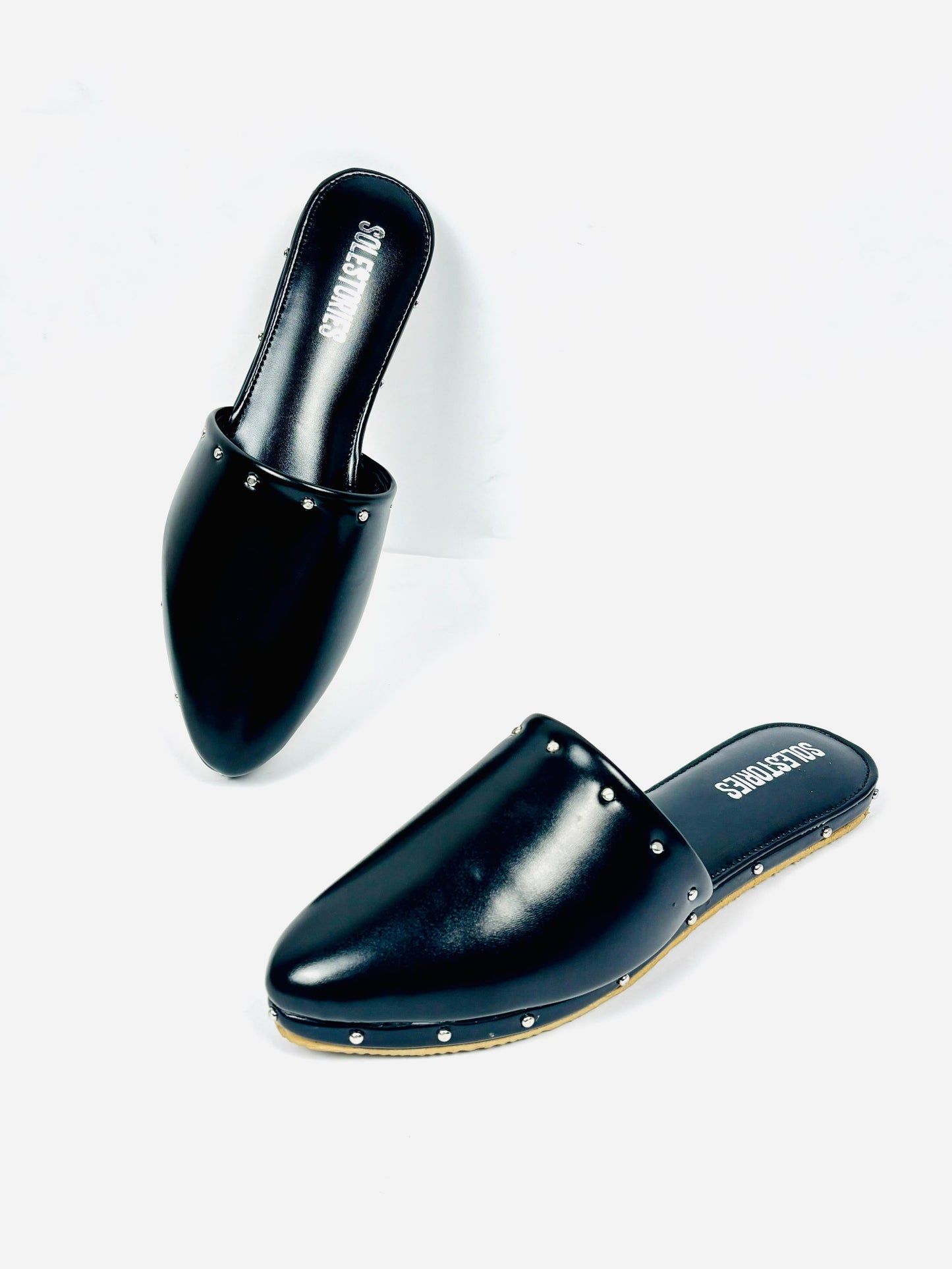 Noir Chic Mules